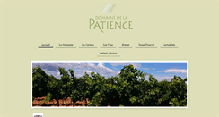 Desktop Screenshot of domaine-patience.com